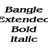 Thumbnail BangleExtended BoldItalic Thumbnail BangleExtended BoldItalic