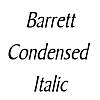 Thumbnail BarrettCondensed Italic Thumbnail BarrettCondensed Italic