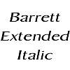 Thumbnail BarrettExtended Italic