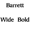 Thumbnail BarrettWide  Bold