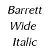 Thumbnail BarrettWide  Italic