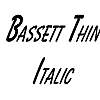 Thumbnail BassettThin Italic
