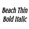 Thumbnail BeachThin BoldItalic