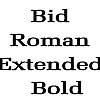 Thumbnail BidRomanExtended   Bold
