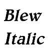Thumbnail Blew  Italic