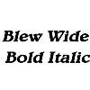 Thumbnail BlewWide BoldItalic Thumbnail BlewWide BoldItalic