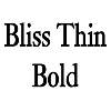 Thumbnail BlissThin Bold