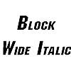 Thumbnail BlockWide Italic
