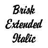 Thumbnail BriskExtended Italic Thumbnail BriskExtended Italic