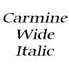 Thumbnail CarmineWide Italic