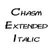 Thumbnail ChasmExtended Italic