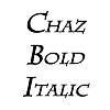 Thumbnail Chaz BoldItalic