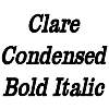 Thumbnail ClareCondensed BoldItalic