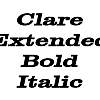 Thumbnail ClareExtended BoldItalic
