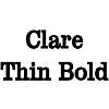 Thumbnail ClareThin Bold