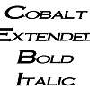 Thumbnail CobaltExtended BoldItalic