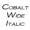 Thumbnail CobaltWide Italic