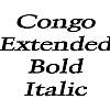 Thumbnail CongoExtended BoldItalic Thumbnail CongoExtended BoldItalic
