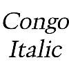 Thumbnail Congo Italic Thumbnail Congo Italic