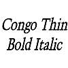 Thumbnail CongoThin BoldItalic Thumbnail CongoThin BoldItalic
