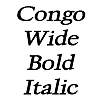 Thumbnail CongoWide BoldItalic Thumbnail CongoWide BoldItalic
