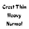 Thumbnail CrestThinHeavy Normal