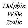 Thumbnail DolphinWide Italic Thumbnail DolphinWide Italic