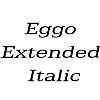 Thumbnail EggoExtended Italic Thumbnail EggoExtended Italic