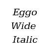 Thumbnail EggoWide  Italic