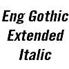 Thumbnail EngGothicExtended Italic