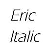 Thumbnail Eric  Italic