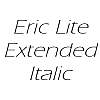 Thumbnail EricLiteExtended Italic