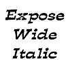 Thumbnail ExposeWide Italic Thumbnail ExposeWide Italic