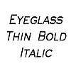 Thumbnail EyeglassThin BoldItalic