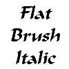 Thumbnail FlatBrush Italic Thumbnail FlatBrush Italic