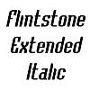 Thumbnail FlintstoneExtended Italic Thumbnail FlintstoneExtended Italic