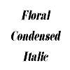Thumbnail FloralCondensed Italic Thumbnail FloralCondensed Italic