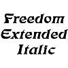 Thumbnail FreedomExtended  Italic