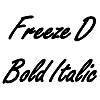 Thumbnail FreezeD BoldItalic