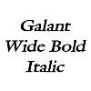 Thumbnail GalantWide BoldItalic Thumbnail GalantWide BoldItalic