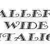 Thumbnail GalleryWide Italic