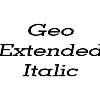 Thumbnail GeoExtended Italic