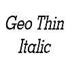 Thumbnail GeoThin Italic