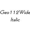 Thumbnail Geo112Wide Italic