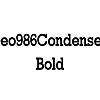 Thumbnail Geo986Condensed Bold