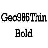 Thumbnail Geo986Thin Bold