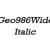 Thumbnail Geo986Wide Italic