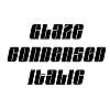 Thumbnail GlazeCondensed Italic