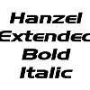 Thumbnail HanzelExtended BoldItalic Thumbnail HanzelExtended BoldItalic