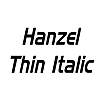 Thumbnail HanzelThin Italic Thumbnail HanzelThin Italic